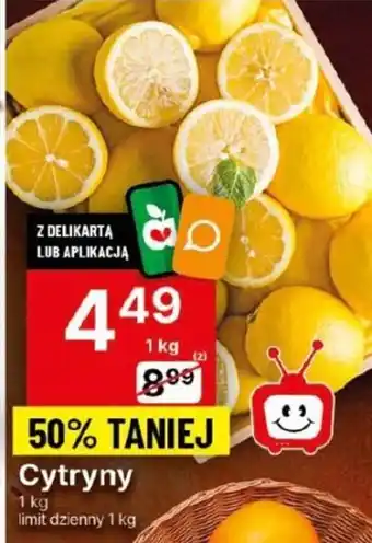 Delikatesy Centrum Cytryny 1 kg oferta