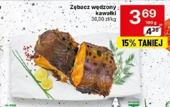 Delikatesy Centrum Zębacz wędzony kawałki 100g oferta