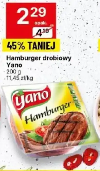 Delikatesy Centrum Hamburger drobiowy Yano 200g oferta
