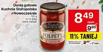 Dania gotowe Kuchnia Staropolska Nowocześnie 700g