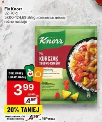 Delikatesy Centrum Fix Knorr 32-70 g oferta