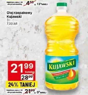 Delikatesy Centrum Olej rzepakowy Kujawski 3l oferta