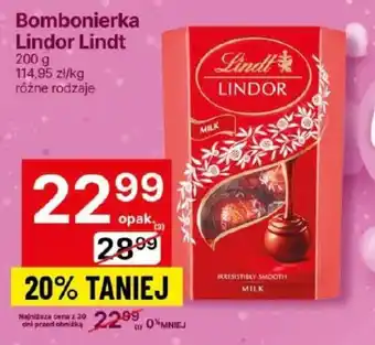 Delikatesy Centrum Bombonierka Lindor Lindt 200g oferta