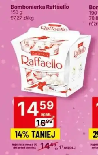 Delikatesy Centrum Bombonierka Raffaello 150g oferta