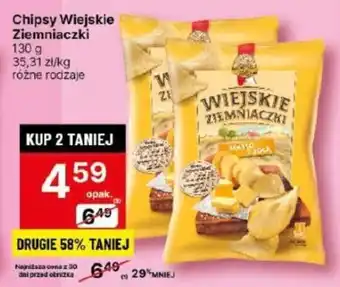 Delikatesy Centrum Chipsy Wiejskie Ziemniaczki 130g oferta