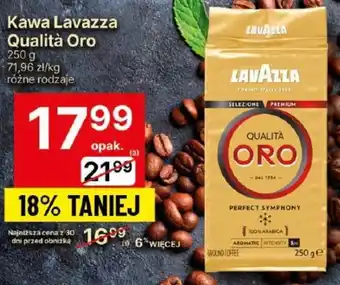 Delikatesy Centrum Kawa Lavazza Qualità Oro 250 g oferta