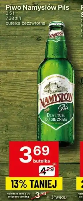 Delikatesy Centrum Piwo Namysłów Pils 0,5l oferta