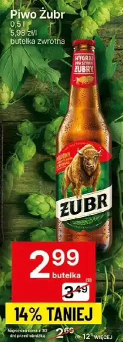 Delikatesy Centrum Piwo Żubr 0,5l oferta