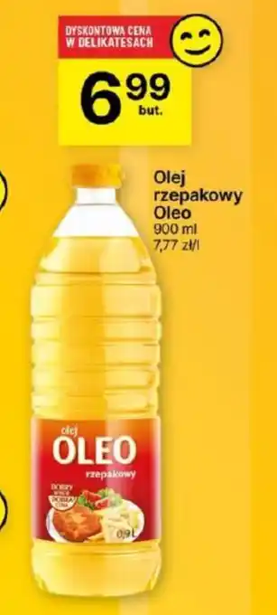 Delikatesy Centrum Olej rzepakowy Oleo 900 ml oferta
