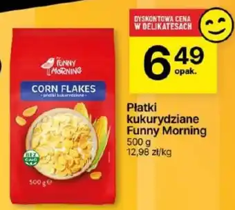 Delikatesy Centrum Płatki kukurydziane Funny Morning 500 g oferta