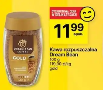 Delikatesy Centrum Kawa rozpuszczalna Dream Bean 100g oferta