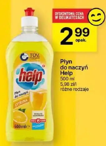 Delikatesy Centrum Płyn do naczyń Help 500 ml oferta