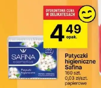 Delikatesy Centrum Patyczki higieniczne Safina 160szt. oferta