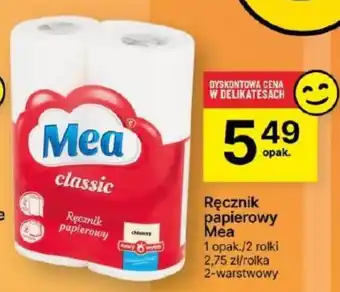 Delikatesy Centrum Ręcznik papierowy Mea 2 rolki oferta
