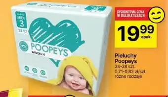Delikatesy Centrum Pieluchy Poopeys 24-28 szt. oferta
