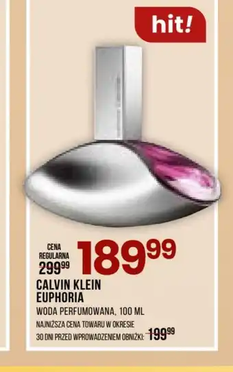 Drogerie Natura Woda perfumowana Calvin Klein oferta