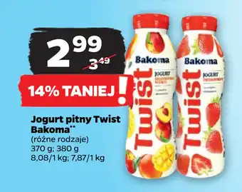 Netto Jogurt pitny Twist Bakoma oferta
