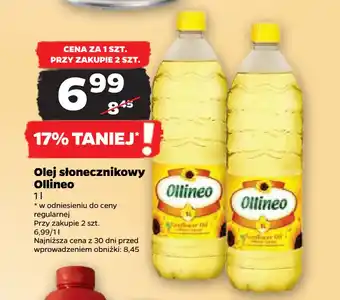 Netto Olej słonecznikowy Ollineo oferta