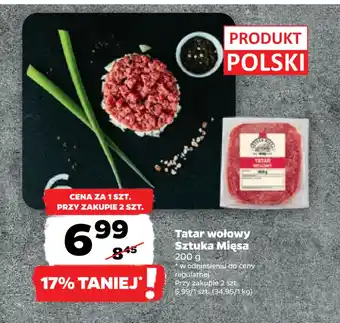 Netto Tatar wołowy Sztuka Mięsa oferta