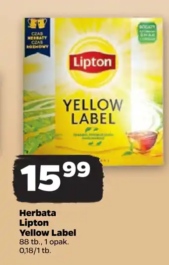 Netto Herbata Lipton Yellow Label oferta