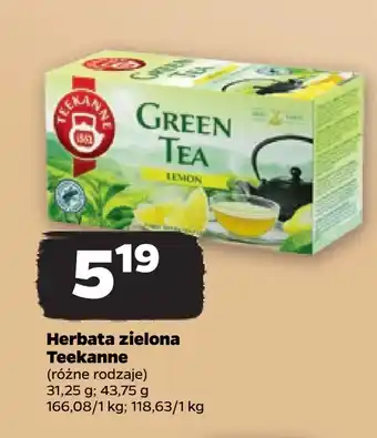 Netto Herbata zielona Teekanne oferta