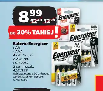 Netto Baterie Energizer oferta