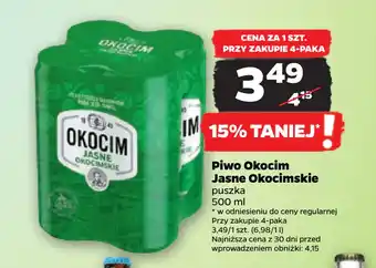 Netto Piwo Okocim Jasne Okocimskie oferta