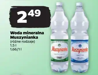 Netto Woda mineralna Muszynianka oferta