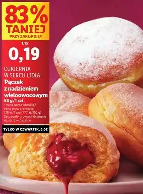 Lidl Pączek Cukiernia Lidla oferta