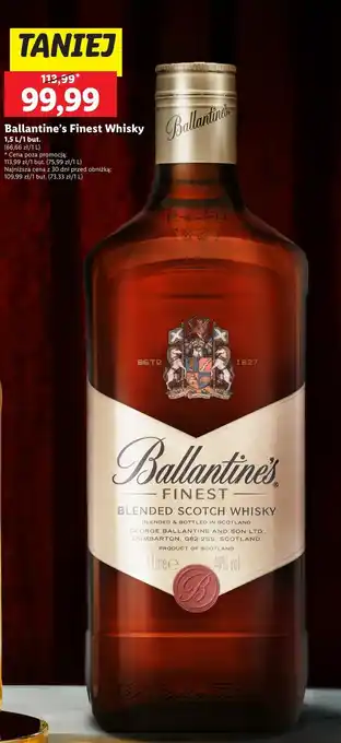 Lidl Whisky Ballantines oferta