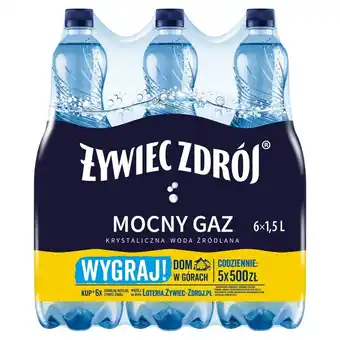 Kaufland Żywiec Zdrój Mocny Gaz Woda źródlana 6 x 1,5 l oferta
