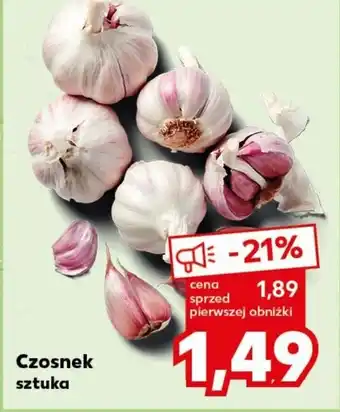 Kaufland Czosnek sztuka oferta