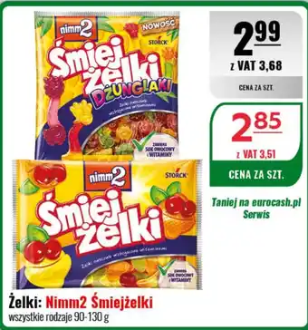 Eurocash Żelki: Nimm2 Śmiejżelki 90-130 g oferta