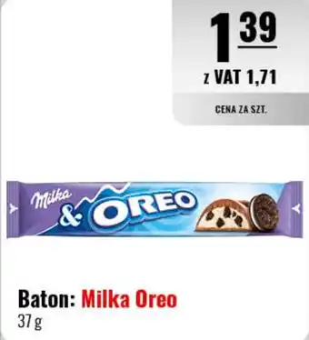 Eurocash Baton: Milka Oreo 37 g oferta