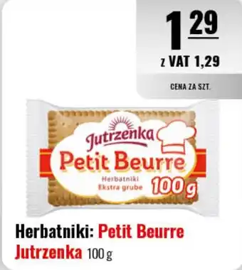 Eurocash Herbatniki: Petit Beurre Jutrzenka 100 g oferta