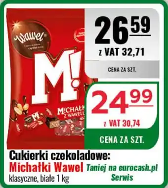 Eurocash Cukierki czekoladowe: Michałki Wawel 1 kg oferta