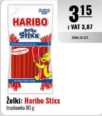 Eurocash Żelki: Haribo Stixx 80 g oferta