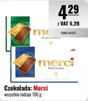 Eurocash Czekolada: Merci 100 g oferta