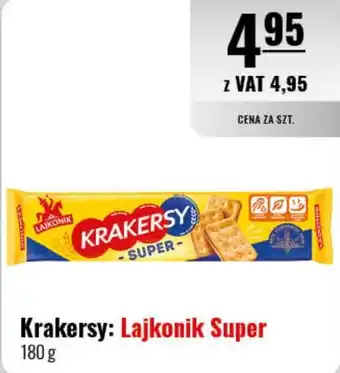 Eurocash Krakersy: Lajkonik Super 180 g oferta