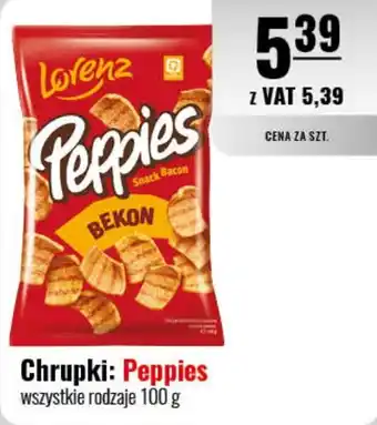 Eurocash Chrupki: Peppies 100 g oferta
