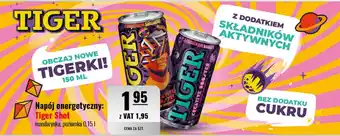 Eurocash Napój energetyczny: Tiger Shot 0,15 l oferta
