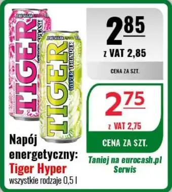 Eurocash Napój energetyczny: Tiger Hyper 0,5 l oferta