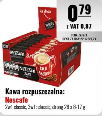 Eurocash Kawa rozpuszczalna: Nescafe 28 x 8-17 g oferta