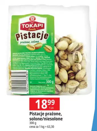 E.Leclerc Pistacje prażone, solone/niesolone 300 g oferta
