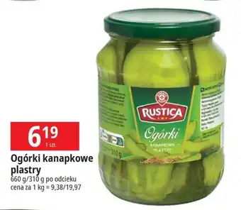 E.Leclerc Ogórki kanapkowe plastry 660 g/310 g oferta