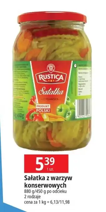 E.Leclerc Sałatka z warzyw konserwowych 880 g/450 g oferta