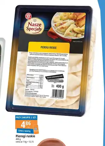 E.Leclerc Pierogi ruskie 400 g oferta