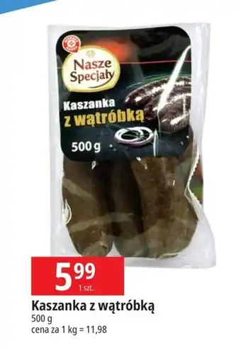 E.Leclerc Kaszanka z wątróbka 500 g oferta