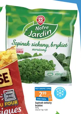 E.Leclerc Szpinak siekany brykiet 450 g oferta