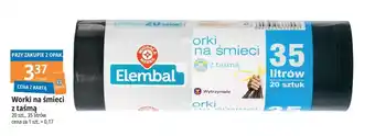 E.Leclerc Worki na śmieci z taśmą 20 szt. oferta